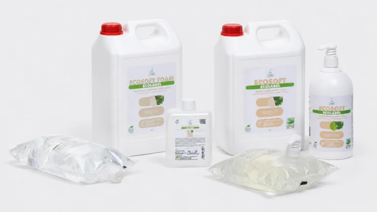 esempi dei nuovi prodotti della line ECOSOFT di ekroll